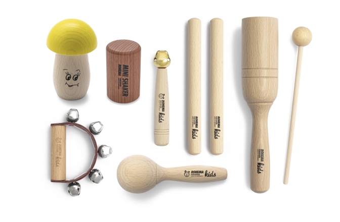 Set percuții copii Rohema  "Musikhexen" set of instruments 