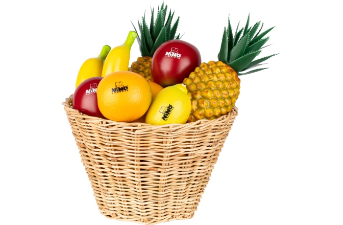 Set Percuții pentru Copii Nino Percussion ''Fruit'' Shaker Assortment - 18 pcs
