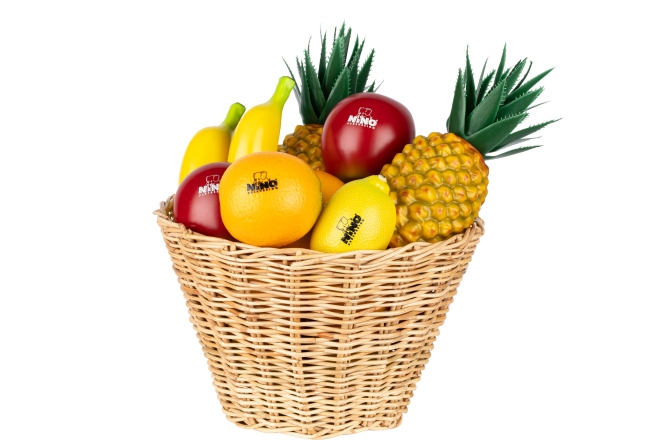 Set Percuții pentru Copii Nino Percussion ''Fruit'' Shaker Assortment - 18 pcs