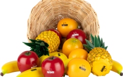 Set Percuții pentru Copii Nino Percussion ''Fruit'' Shaker Assortment - 18 pcs