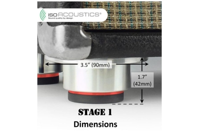 Set picioare amp chitară <br /> IsoAcoustics Stage 1