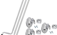 Set picioare pentru cazan DW Floor Tom Satin Chrome
