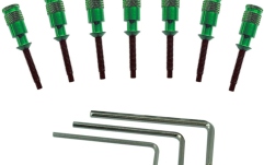 Set piese de schimb pentru sisteme tremolo Floyd Rose  FRHPGNP - Hollow Point Intonation System - 7-String - Green