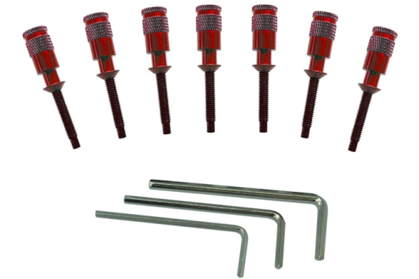  FRHPRDP - Hollow Point Intonation System - 7-String - Red