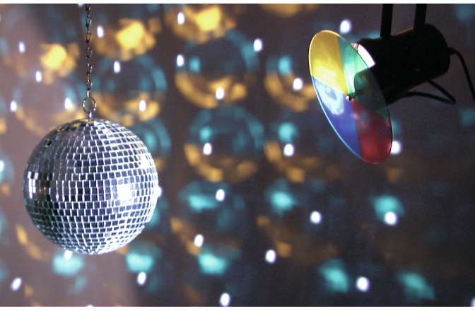Set Pinspot cu Glob Disco Eurolite Mirror Ball Set 20cm with Pinspot