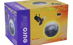Set Pinspot cu Glob Disco Eurolite Mirror Ball Set 20cm with Pinspot