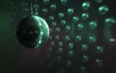 Set Pinspot cu Glob Disco Eurolite Mirror Ball Set 30cm with Pinspot