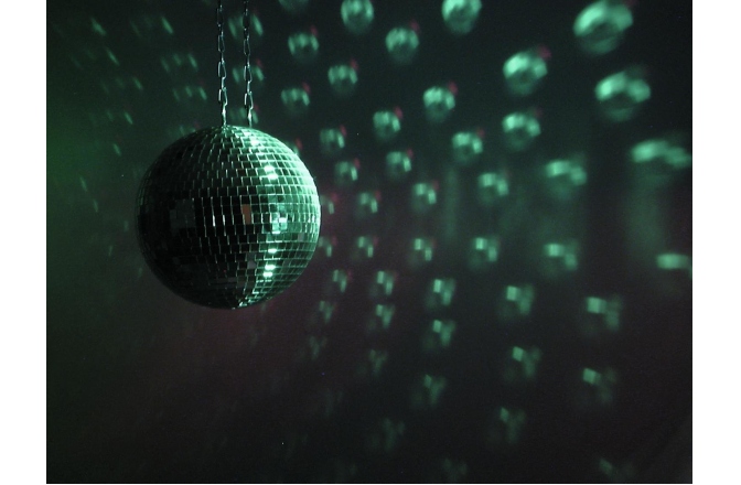 Set Pinspot cu Glob Disco Eurolite Mirror Ball Set 30cm with Pinspot