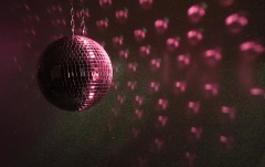Set Pinspot cu Glob Disco Eurolite Mirror Ball Set 30cm with Pinspot