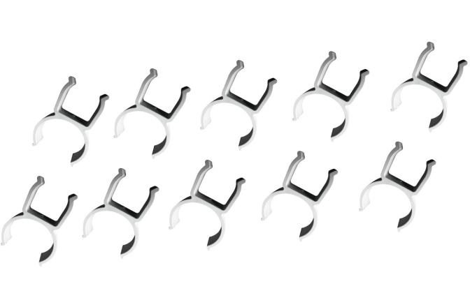 Set prinderi  Eurolite 10x Mounting Clip for 50mm Tube