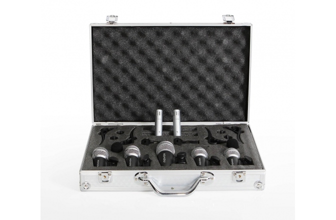 Set Profesional de 7 Microfoane pentru Tobe Novox Drumkit 7 pcs