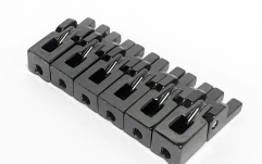 Set saddles Floyd Rose Floyd Rose Saddle Set - Black Nickel - By Floyd Rose
