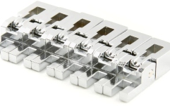 Set saddles Floydrose Floyd Rose  FR1BSSC - 1000 Series Saddle Set - Chrome