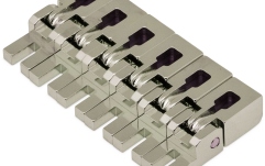 Set saddles Floydrose Floyd Rose  FROBSSBNP - Original Saddle Set (6) - Black Nickel