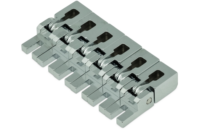 Set saddles Floydrose Floyd Rose  FROBSSCP - Original Saddle Set (6) - Chrome
