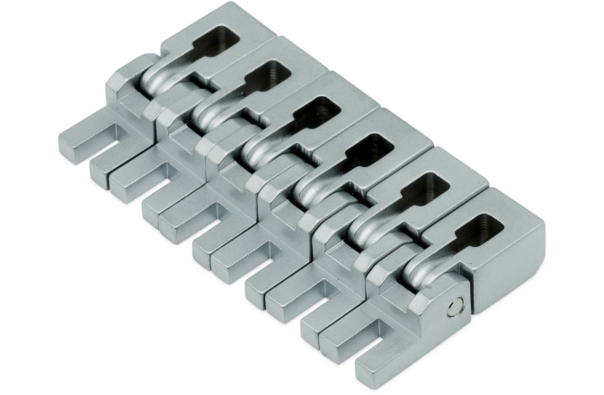 Set saddles Floydrose Floyd Rose  FROBSSSCP - Original Saddle Set (6) - Satin Chrome