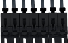 Set saddles Floydrose Floyd Rose  FRP17BSSB - 1000 Series Pro 7-String Saddle Set - Black