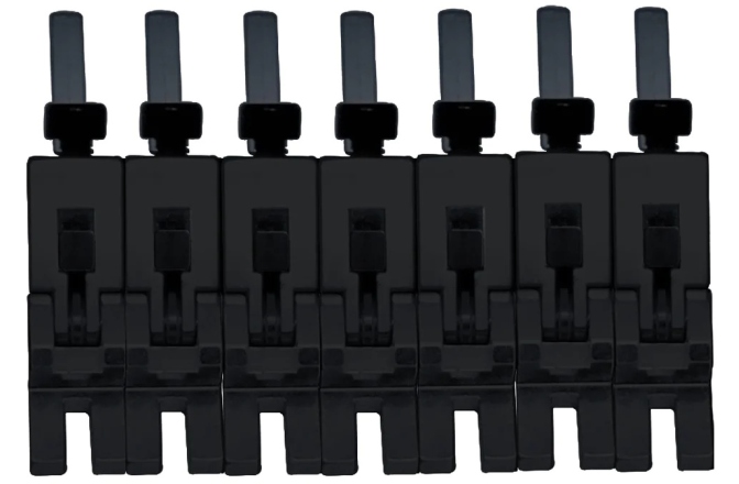 Set saddles Floydrose Floyd Rose  FRP17BSSB - 1000 Series Pro 7-String Saddle Set - Black