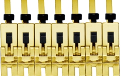 Set saddles Floydrose Floyd Rose  FRP17BSSG - 1000 Series Pro 7-String Saddle Set - Gold
