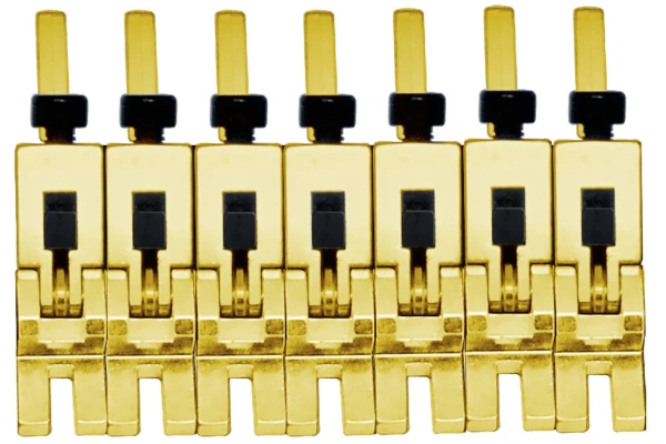 FRP17BSSG - 1000 Series Pro 7-String Saddle Set - Gold FRP17BSSG - 1000 Series Pro 7-String Saddle Set - Gold