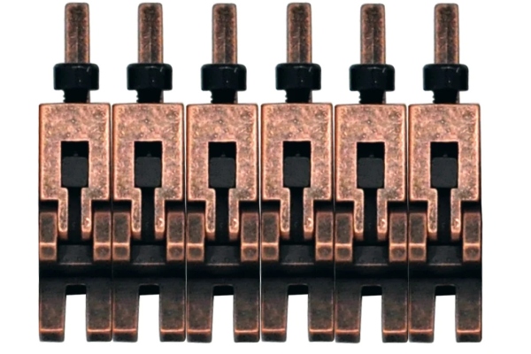 FRP1BSSAB - 1000 Series Pro 6-String Saddle Set - Antique Bronze FRP1BSSAB - 1000 Series Pro 6-String Saddle Set - Antique Bronze