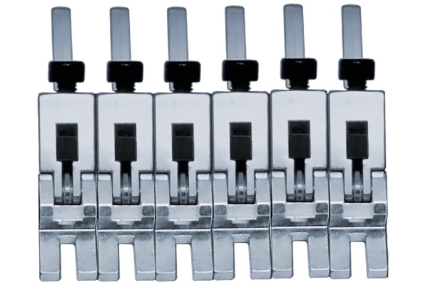 FRP1BSSC - 1000 Series Pro 6-String Saddle Set - Chrome FRP1BSSC - 1000 Series Pro 6-String Saddle Set - Chrome
