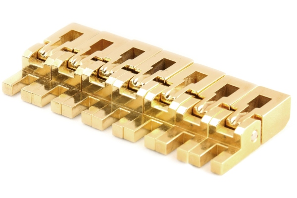 FRS27BSSG - Special Series 7-String Bridge Saddles Set - Gold FRS27BSSG - Special Series 7-String Bridge Saddles Set - Gold