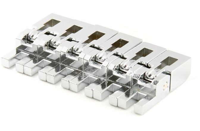 Set saddles Floydrose Floyd Rose  FRS2BSSC - Special Series Bridge Saddles Set - Chrome