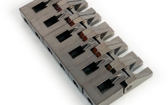 Set saddles Floydrose Floyd Rose  FRXBSSBNP - FRX Bridge Saddles Set - Black Nickel