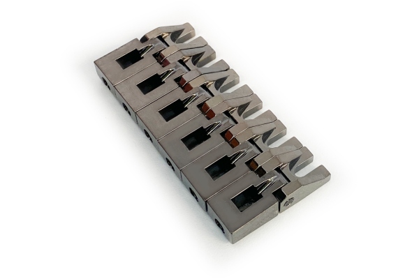 FRXBSSBNP - FRX Bridge Saddles Set - Black Nickel FRXBSSBNP - FRX Bridge Saddles Set - Black Nickel