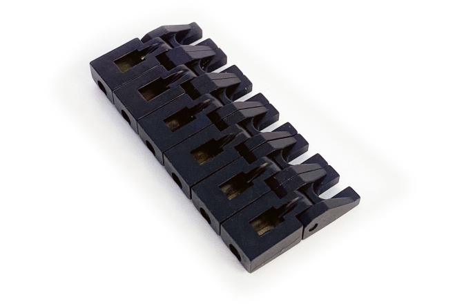Set saddles Floydrose Floyd Rose  FRXBSSBP - FRX Bridge Saddles Set - Black