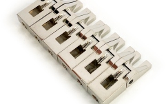 Set saddles Floydrose Floyd Rose  FRXBSSNP - FRX Bridge Saddles Set - Nickel