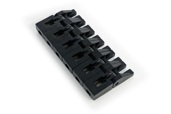 FRXBSSSBP - FRX Bridge Saddles Set - Satin Black FRXBSSSBP - FRX Bridge Saddles Set - Satin Black