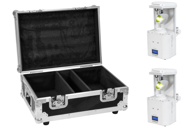 Set scannere Eurolite Set 2x LED TSL-350 Scan COB white + Case