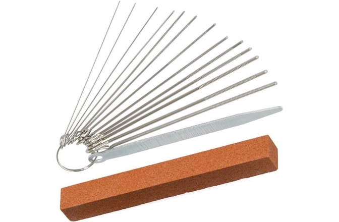 Set  șlefuire / ajustare  prăguș  Harley Benton Nut File Set