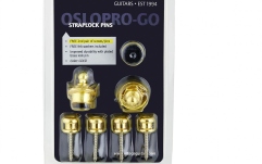 Set strap lock Ortega Strap Lock Pin Pro Version Gold - Inclusive FREE pair of screws/pins
