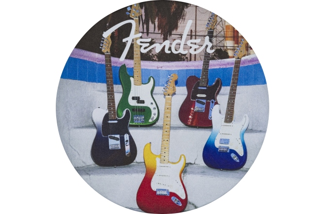 Set Suport de Pahare Fender Guitars Coasters 4-Pack Multi-Color Leather