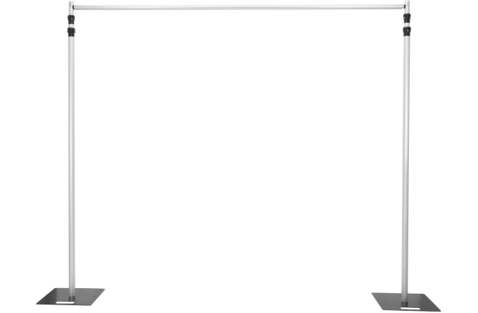Set suport de perdea variabil Eurolite MCS-4248 Mobile Curtain Stand