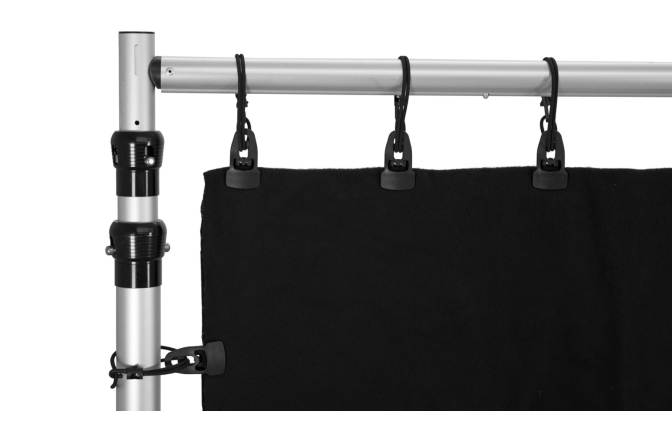 Set suport de perdea variabil Eurolite MCS-4248 Mobile Curtain Stand