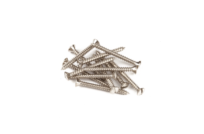 Set Șuruburi Fender Pure Vintage Slotted Telecaster Neck Mounting Screws Nickel 