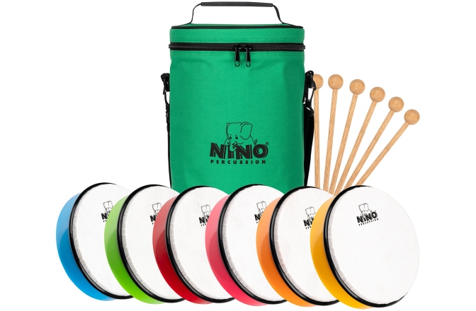 Set tobe de mână Nino Percussion 8" Hand Drum Set