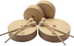 Set tobe din lemn Rohema Wooden Tom Set Natural 