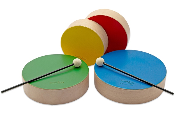 Wooden Toms Set Color Wooden Toms Set Color