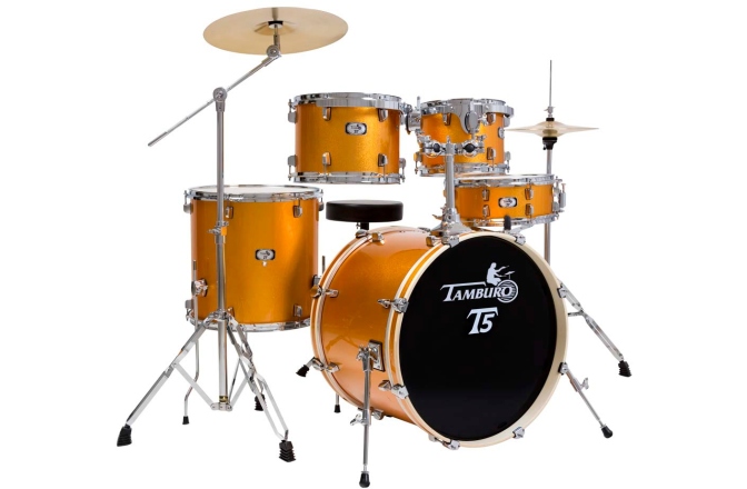 Set tobe Tamburo T5 Plus Yellow Sparkle