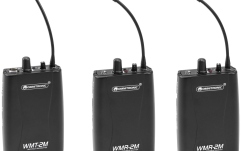 Set transmițător-receptor UHF Omnitronic Set WMT-2M UHF Transmitter + 2x WMR-2M UHF Receiver