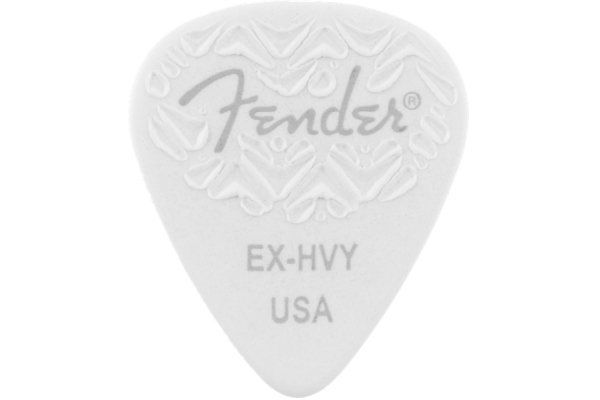 Fender 351 Shape White Extra Heavy (6)