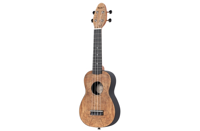 Set ukulele LH Ortega KEIKI Ukulele Set ''Spalted Maple" Lefty - incl. Gymbag/H-Tuner/5 Picks/Strap