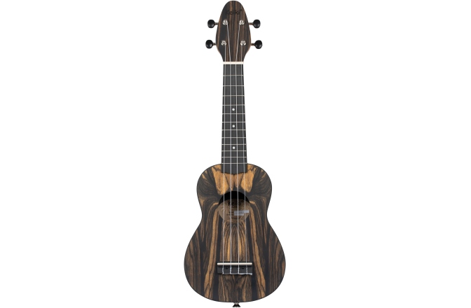 Set ukulele Ortega KEIKI K3 Series Ukulele Set ''White Ebony" - incl. Gymbag/H-Tuner/5 Picks/Strap