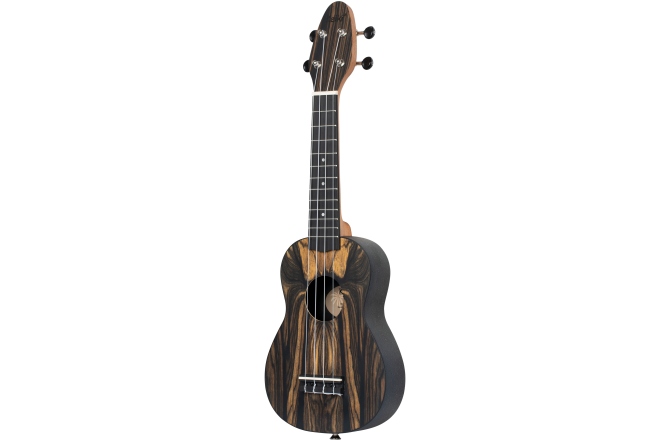 Set ukulele Ortega KEIKI K3 Series Ukulele Set ''White Ebony" - incl. Gymbag/H-Tuner/5 Picks/Strap