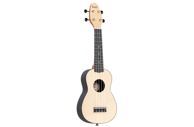 Set ukulele sopran Left Ortega KEIKI Ukulele Set ''Maple" Lefty - incl. Gymbag/H-Tuner/5 Picks/Strap